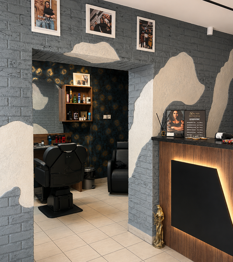 Интериор на Valq Style Barbershop