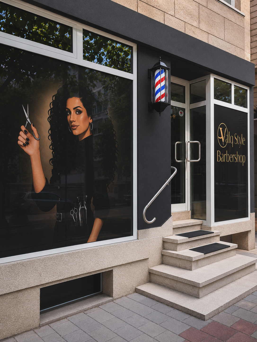 Valq Style Barbershop — Перник фасада